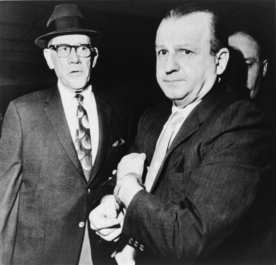 Handcuffed Jack Ruby, killer of JFK assassin Lee Harvey Oswald