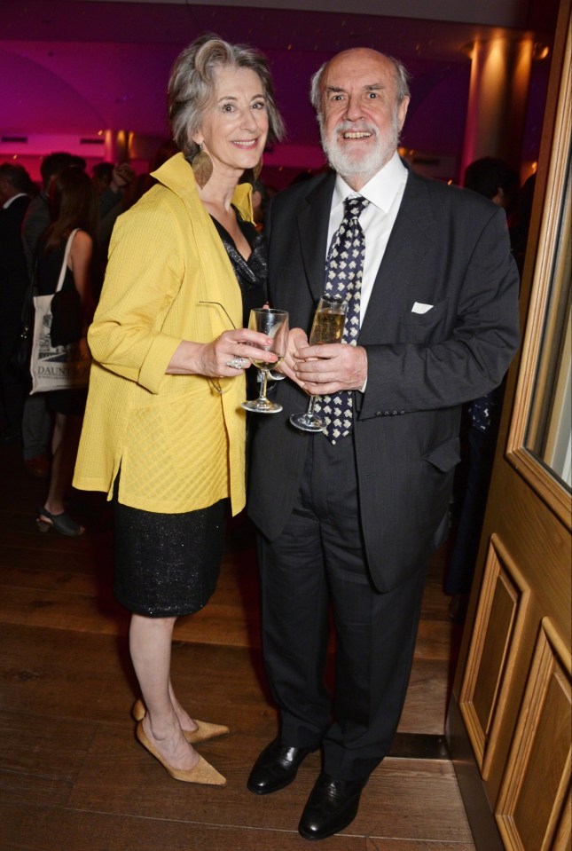 Maureen Lipman with her late partner Guido Castro