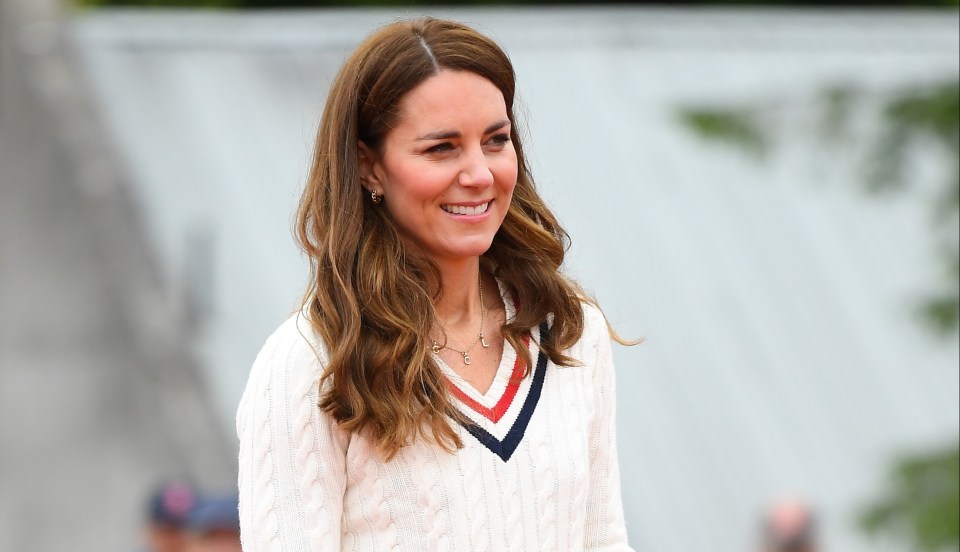 Catherine at Craiglockhart Tennis Centre 2021 in Edinburgh wearing another initial necklace