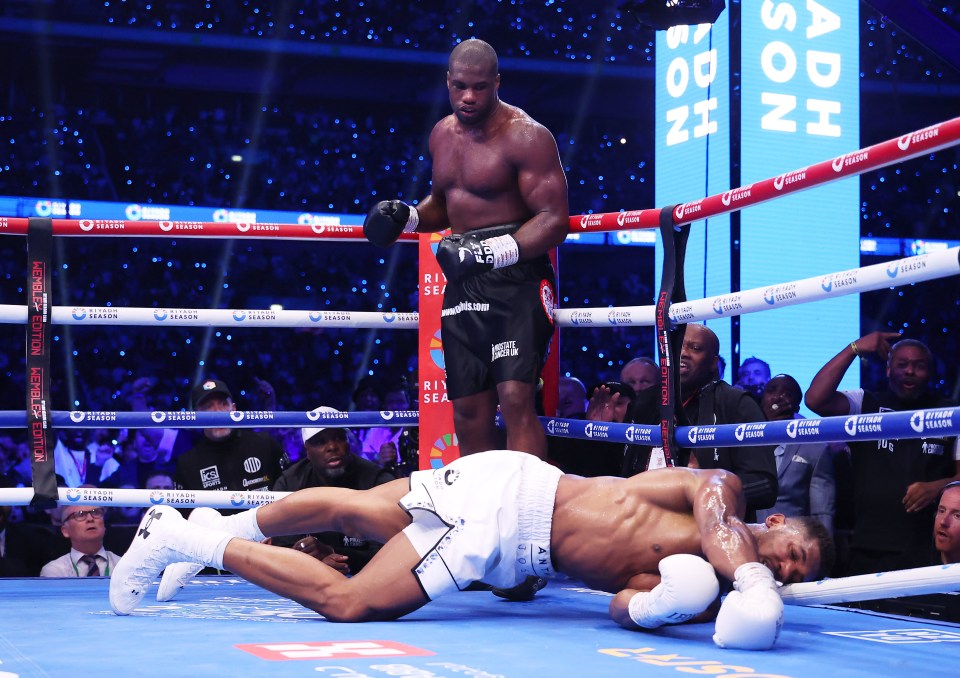 The former two-time unified heavyweight champ was knocked out in the fifth round of their Wembley war