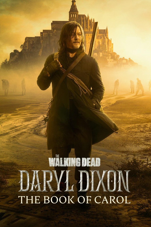 a poster for daryl dixon the book of carol