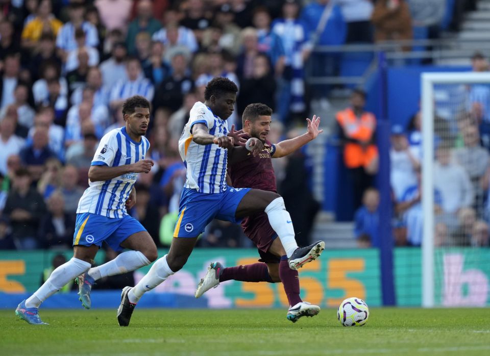 Ipswich travelled to Brighton to pick up their first win back in the top-flight