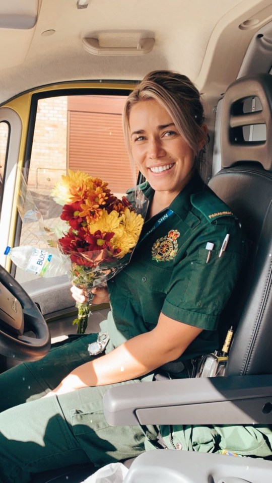 Laura is now a paramedic after ditching fame