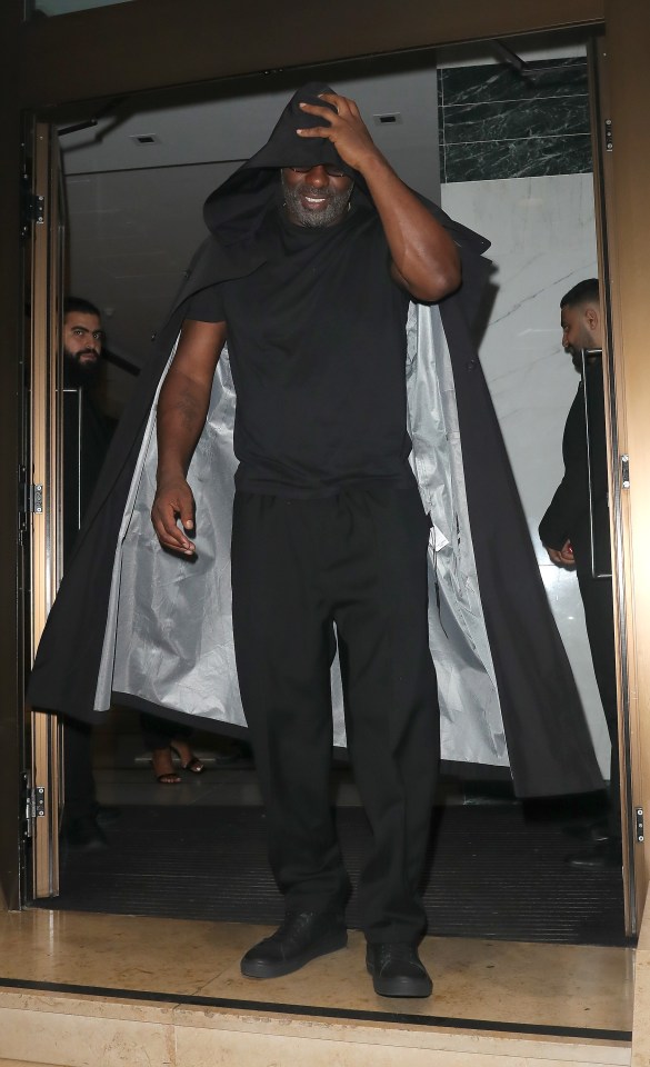 Idris Elba hosted a top secret party at the super cool Kensington Roof Gardens the night before his 52nd birthday