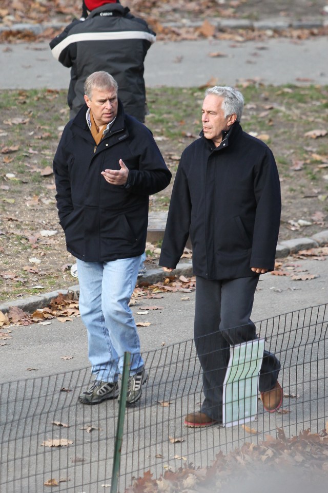 The Duke of York Andrew’s infamous Central Park stroll with paedophile pal Epstein