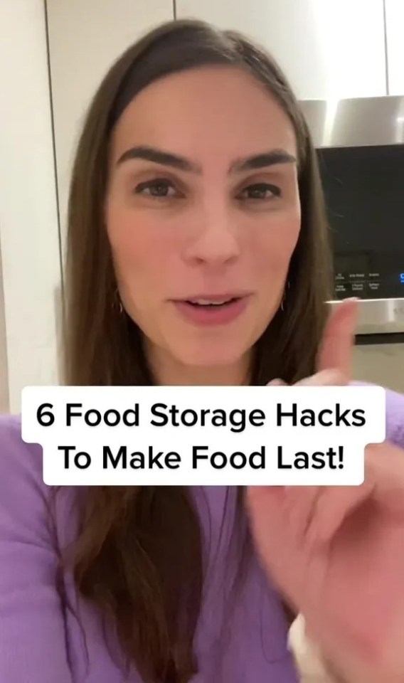 TikTok user Caroline shared the six food storage hacks that can help prolong the life of your groceries