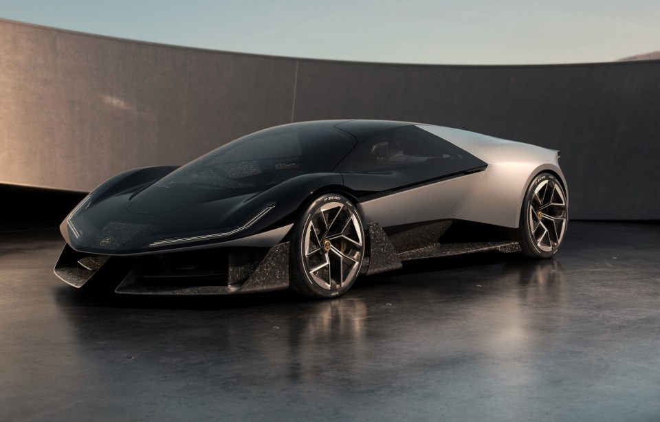 A striking new sports car has been unveiled with three seats and a top speed of 199 mph