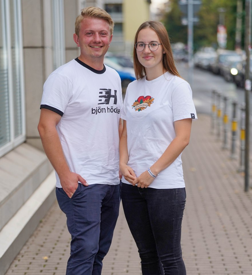 AfD fans Severin Kohler and Carolin Lichtenheld