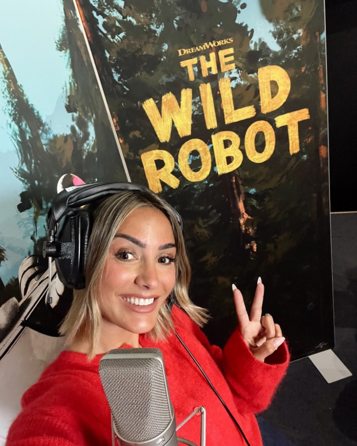 Frankie revealed she's landed a role in upcoming Dreamworks movie The Wild Robot