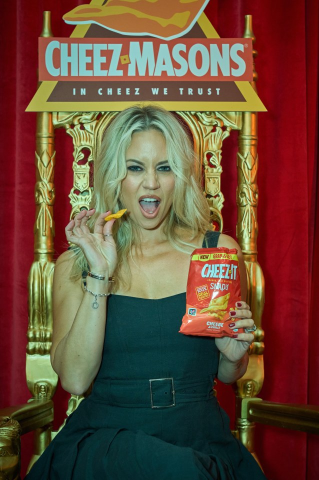 Kimberley is a big fan of Cheez-Its