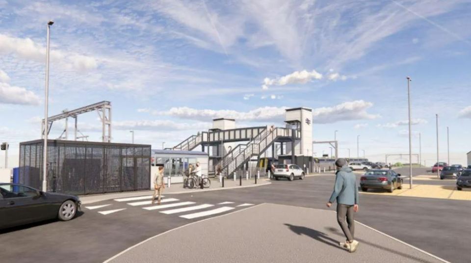 The new train station will cost £18million