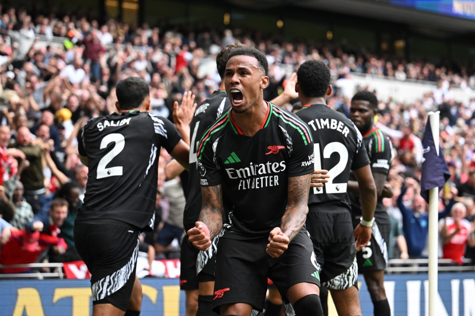 Gabriel Magalhaes fired home the winner for Arsenal against Spurs