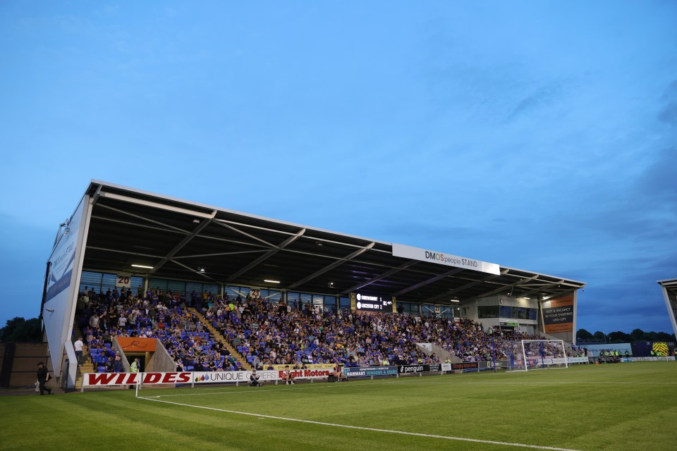 Shrewsbury Town are set to host TNS' home Europa Conference League games