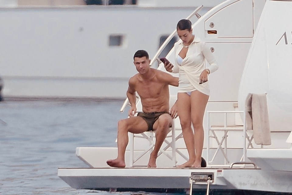 She was recently on a luxury yacht with partner Cristiano Ronaldo