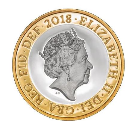 The coin was released in 2018