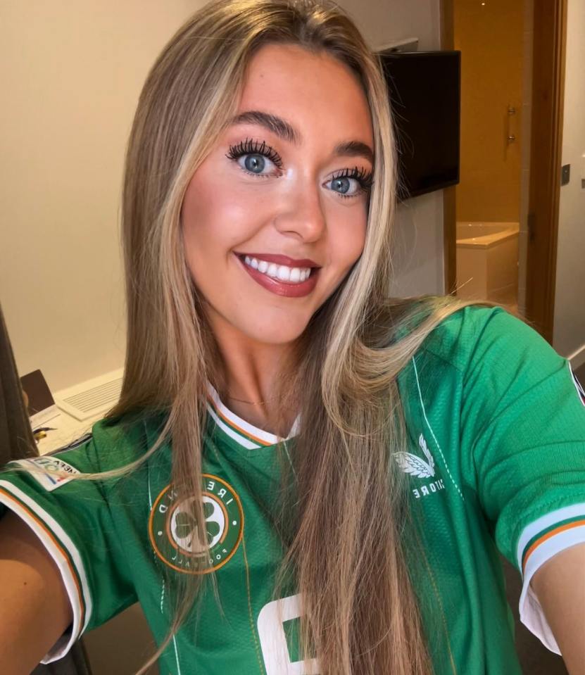 Gracie often posts in her Irish shirt