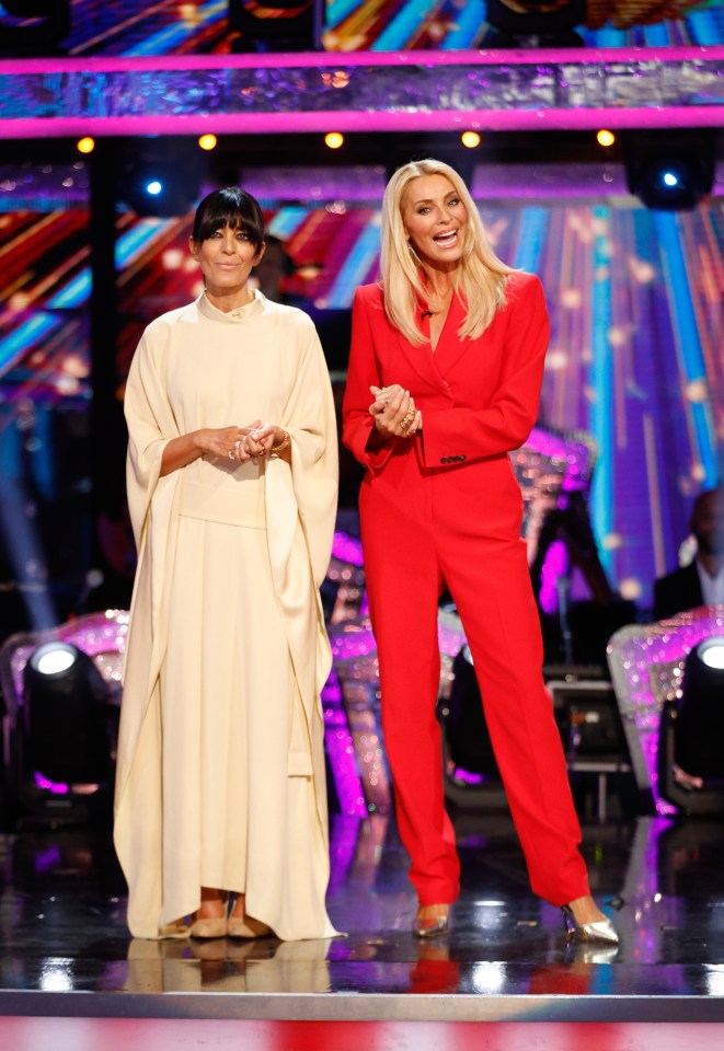 Host Claudia Winkleman drew plenty of comments for wearing a gown that had viewers comparing her to Princess Leia