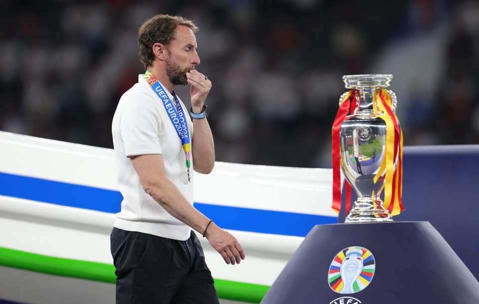 Gareth Southgate stepped down as manager after the Euro 2024 final defeat to Spain