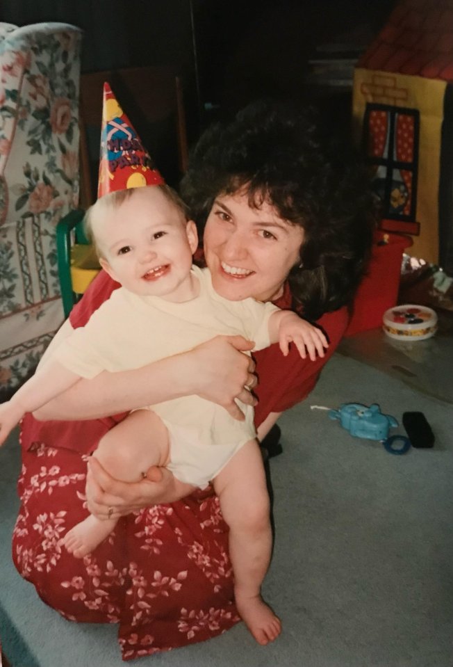 Katie Irvine with mum Teresa