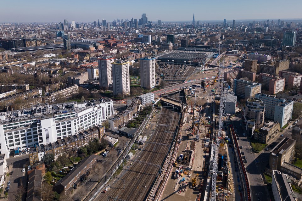 Euston station in central London is thought to have been targeted as well