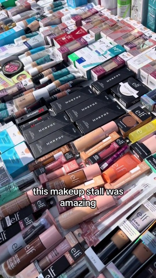 One shopper couldn't believe how cheap designer makeup was being sold for