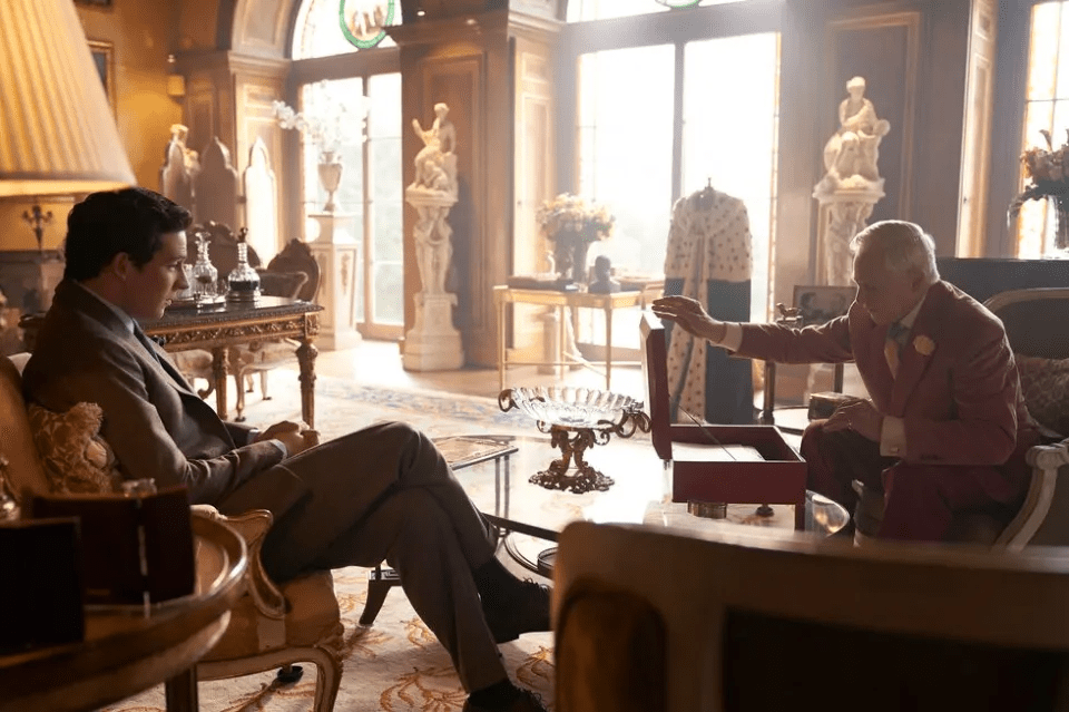 The interior of the lavish mansion was featured on the Netflix show The Crown