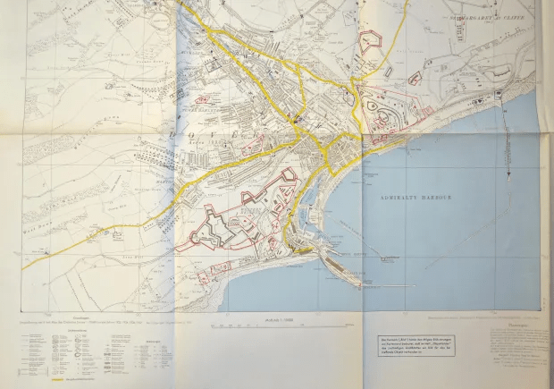 The Germans had access to detailed maps of south coast sites showing key targets