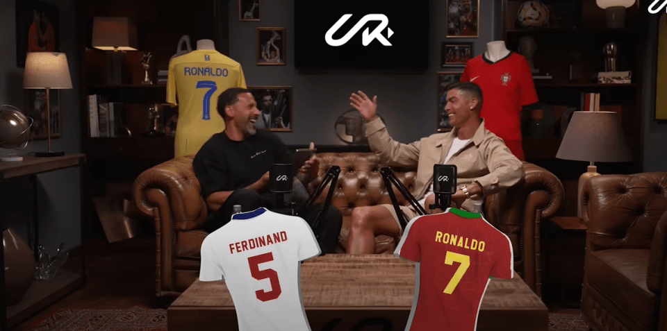 He hilariously chose Rio Ferdinand over himself