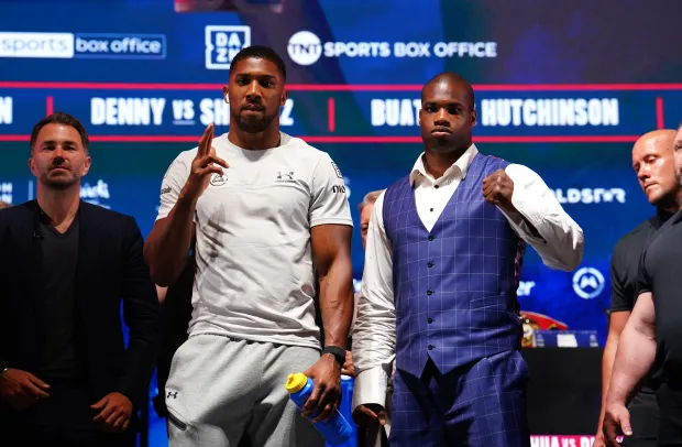 Anthony Joshua is going toe-to-toe Daniel Dubois in a huge world title fight at Wembley on Saturday night