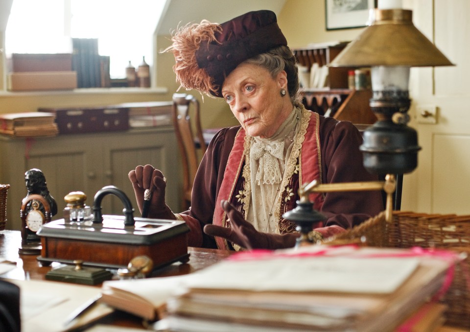  Maggie played Violet Crawley in Downton Abbey