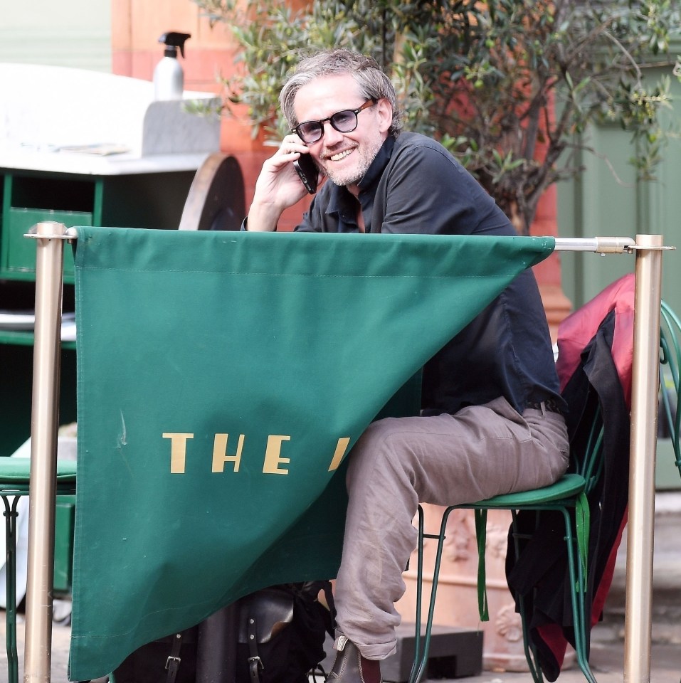 He enjoyed a drink at posh haunt The Ivy