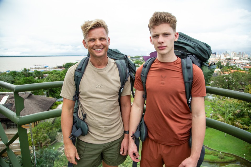 Freddie Brazier has been participating in Celeb Race Across the World with his dad