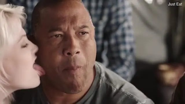 John Barnes apeared in an ad for Just Eat