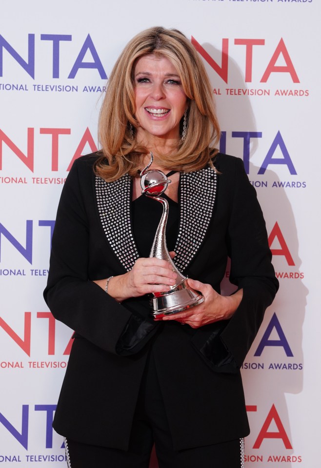 Kate Garraway was the winner of the Authored Documentary Award for Derek’s Story