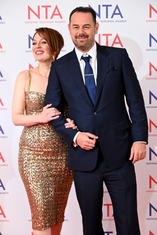 He was handing out a gong alongside Rivals co-star Katherine Parkinson