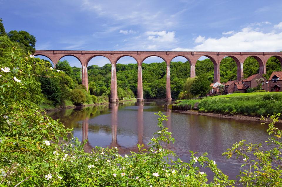 Holidaymakers can do Bungee Jumping off Larpool Viaduct in Whitby