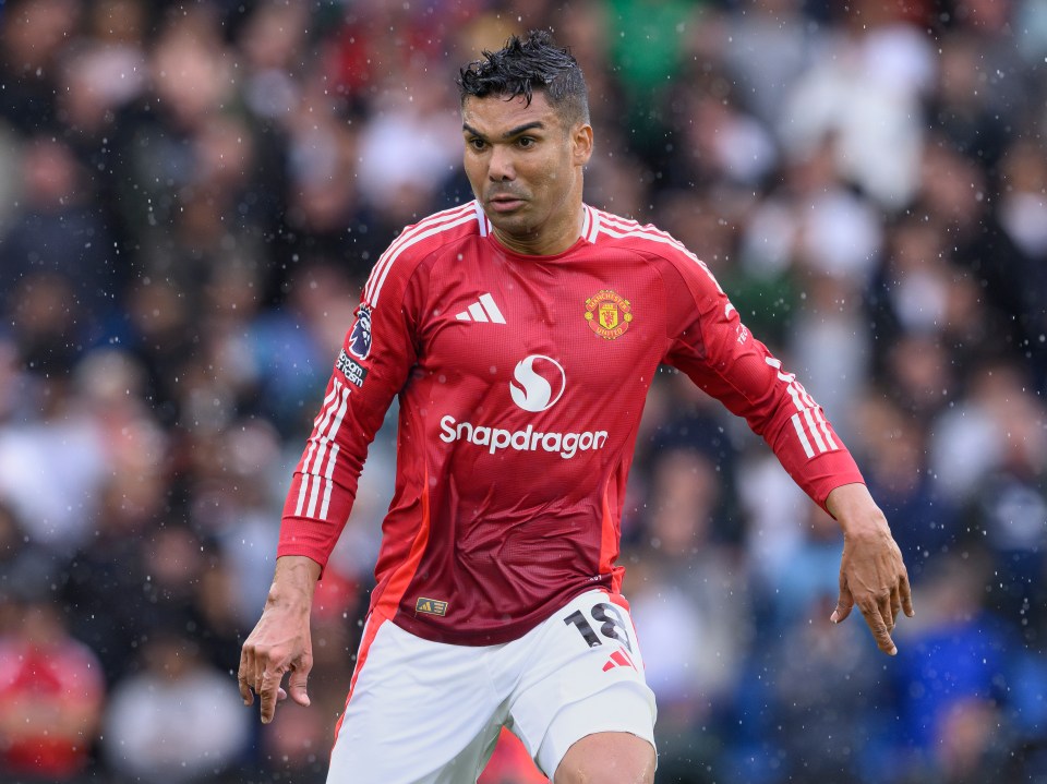 Casemiro's wages are £375,000 per week at Old Trafford - making him the top earner