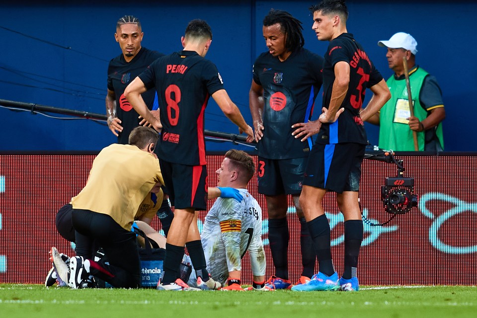 Marc-Andre Ter Stegen is set to miss the rest of the season after undergoing knee surgery