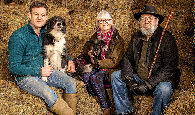 Matt Baker with his parents