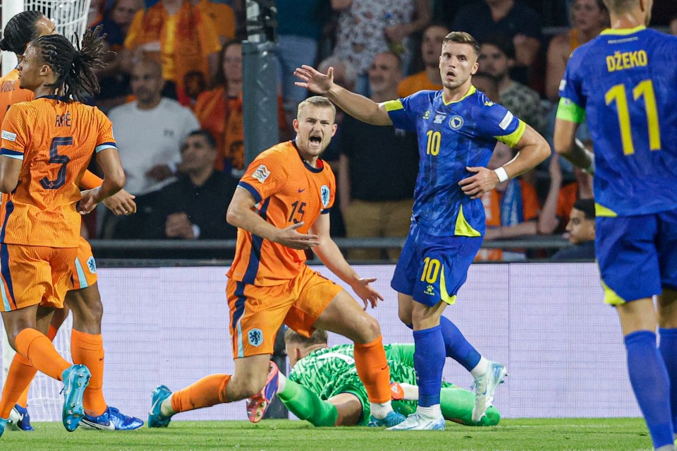 New boy Matthijs de Ligt did not cover himself in glory for the Netherlands