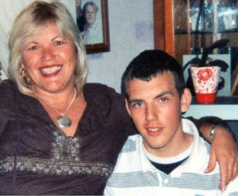 Melanie Leahy with her son Matthew, who died at the age of 20