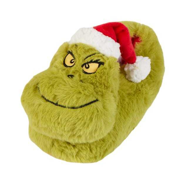 The Home Bargains Grinch slippers are priced at just £5