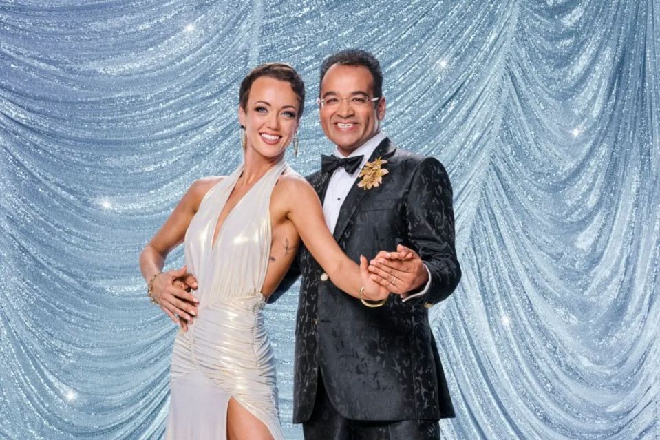 Lauren danced with Krishnan Guru-Murthy on Strictly in 2023