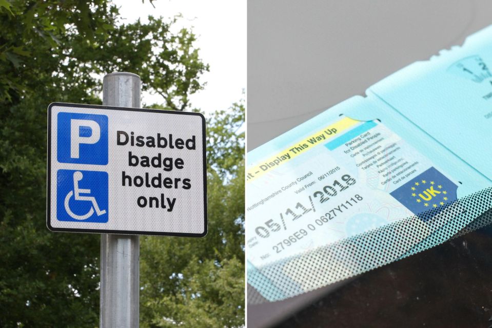 The blue badge scheme is available for those with disabilities and limited mobility