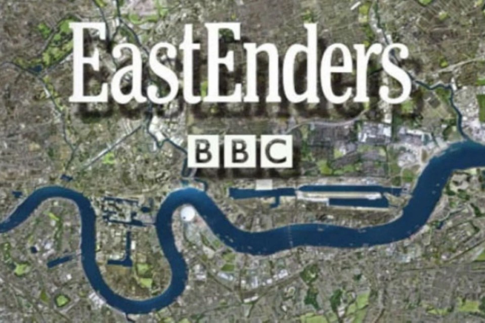 an aerial view of the eastenders bbc show