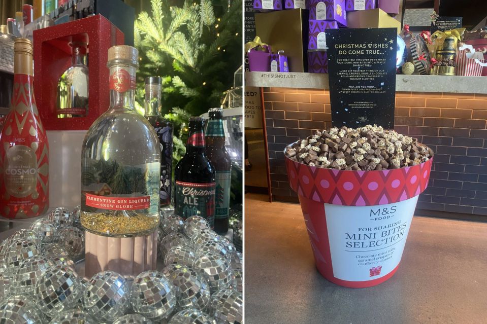 M&S gin snow globes are back and a new cranberry mini treat is being added to selection tubs