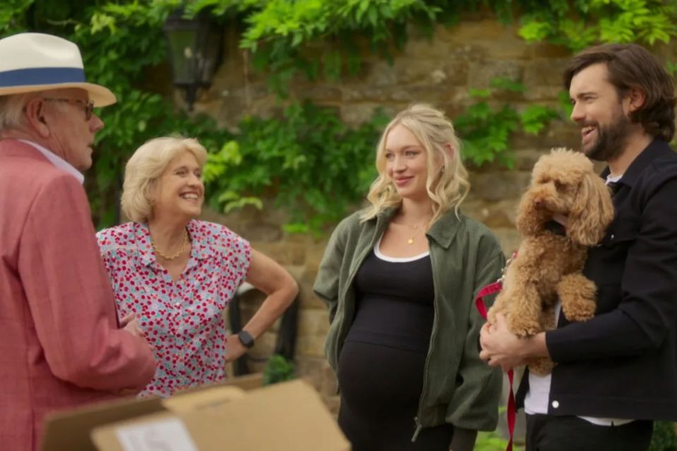 Jack and his dad (pictured with Roxy) host Jack Whitehall: Travels With My Father