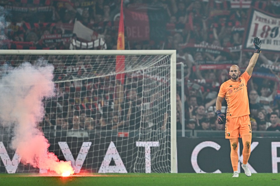 Fans clashed before and after the Coppa Italia clash between the two city rivals