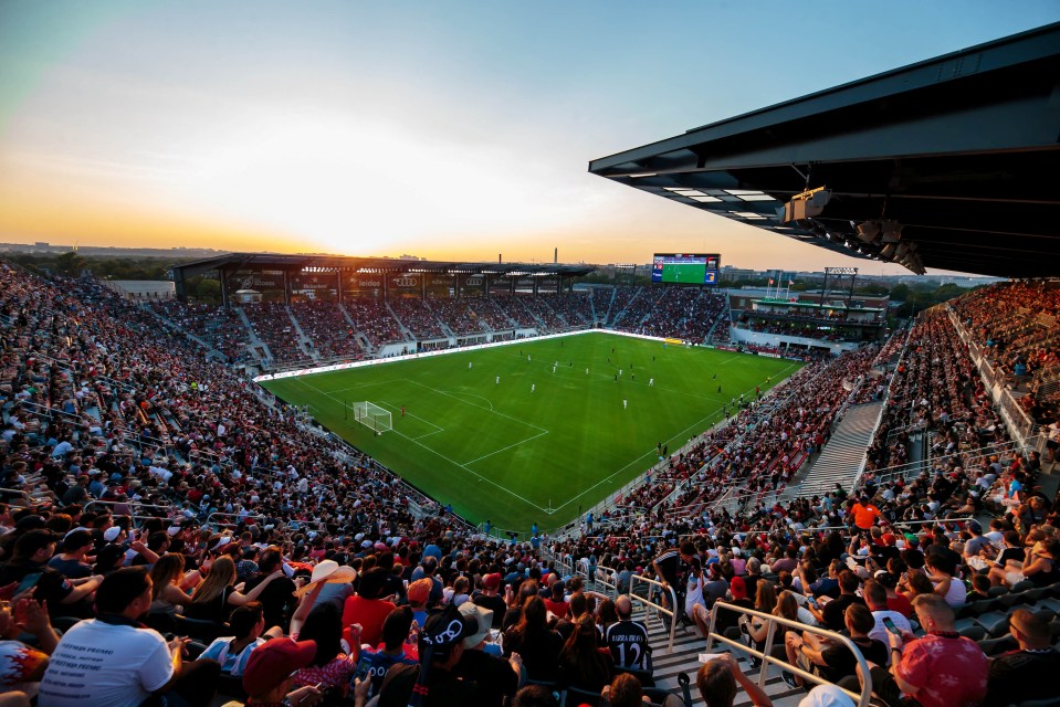 DC United's Audi Field will host matches despite holding just 20,000 fans