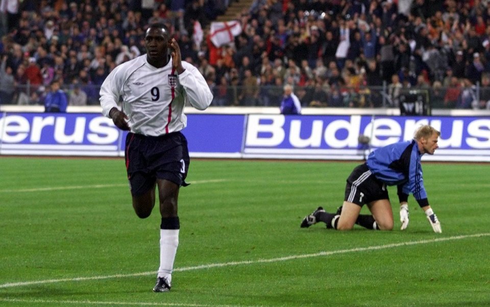 Heskey scored the final goal in England's famous 5-1 rout